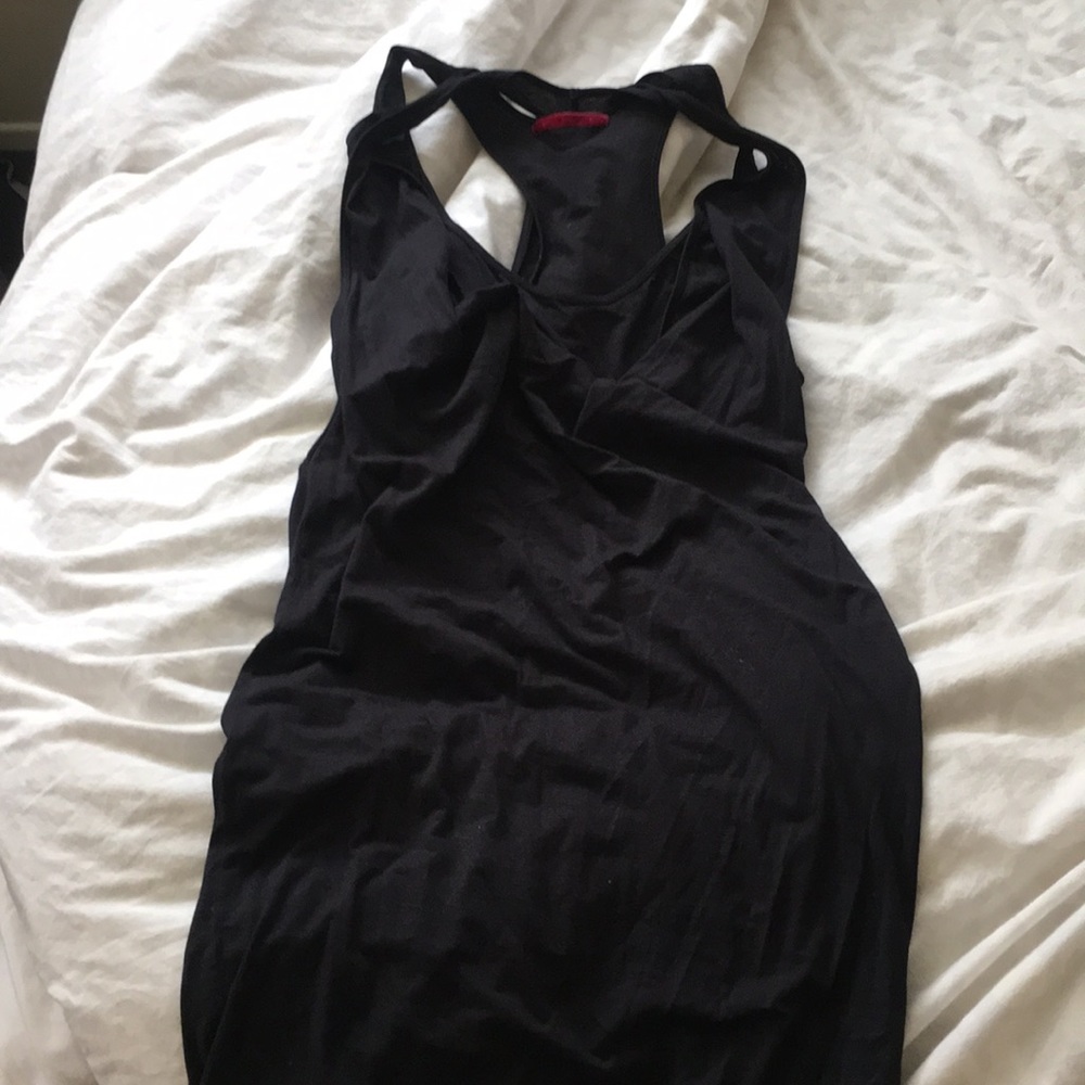 Velvet black dress